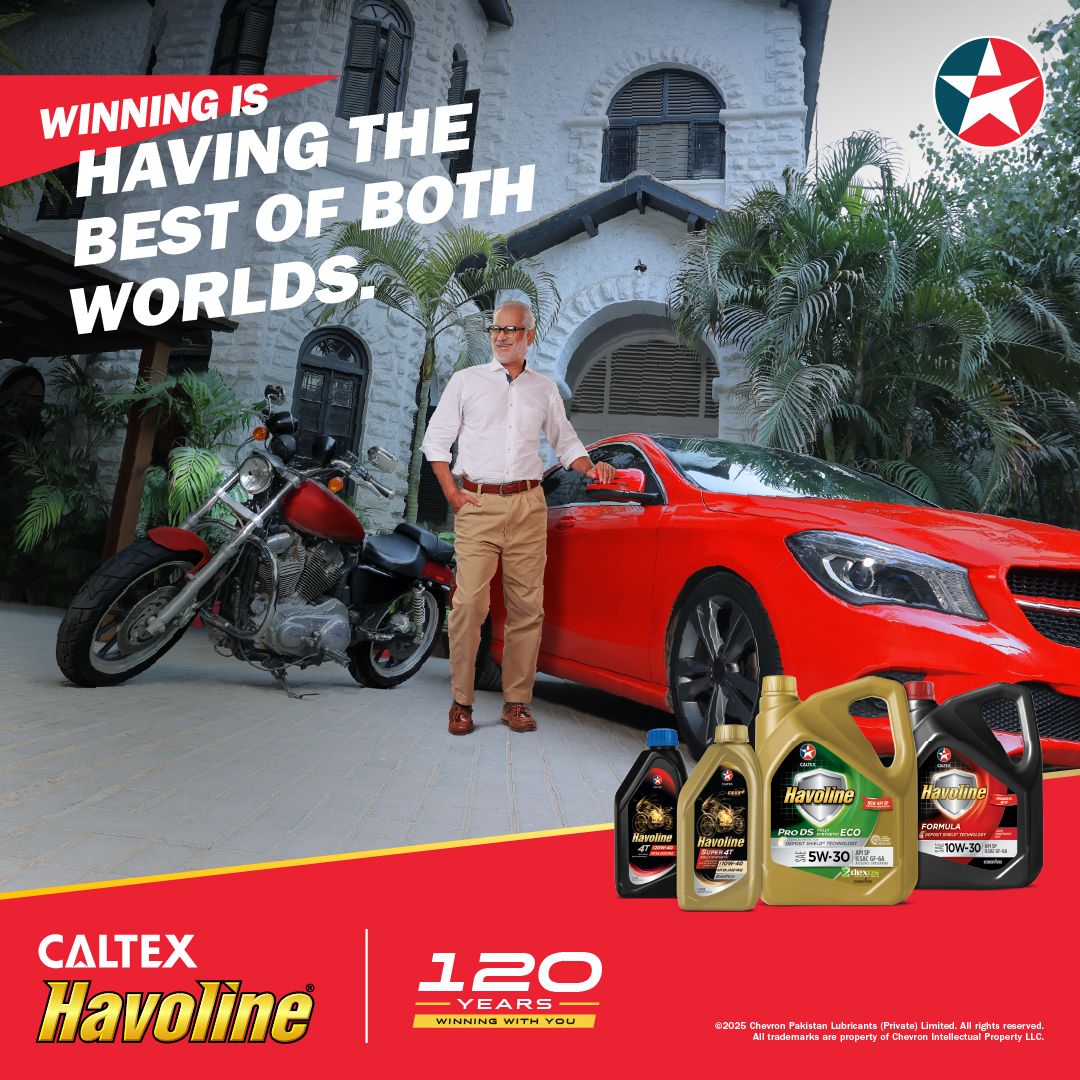 Aqqssaa12's tweet photo. Want the best for your rides? Caltex Havoline® delivers top performance for both 2 & 4 wheels. Winning is having the best of both worlds! #CaltexPakistan #CaltexHavoline #WinningWithYou #EnjoyTheJourney https://t.co/5szcjZsCLX