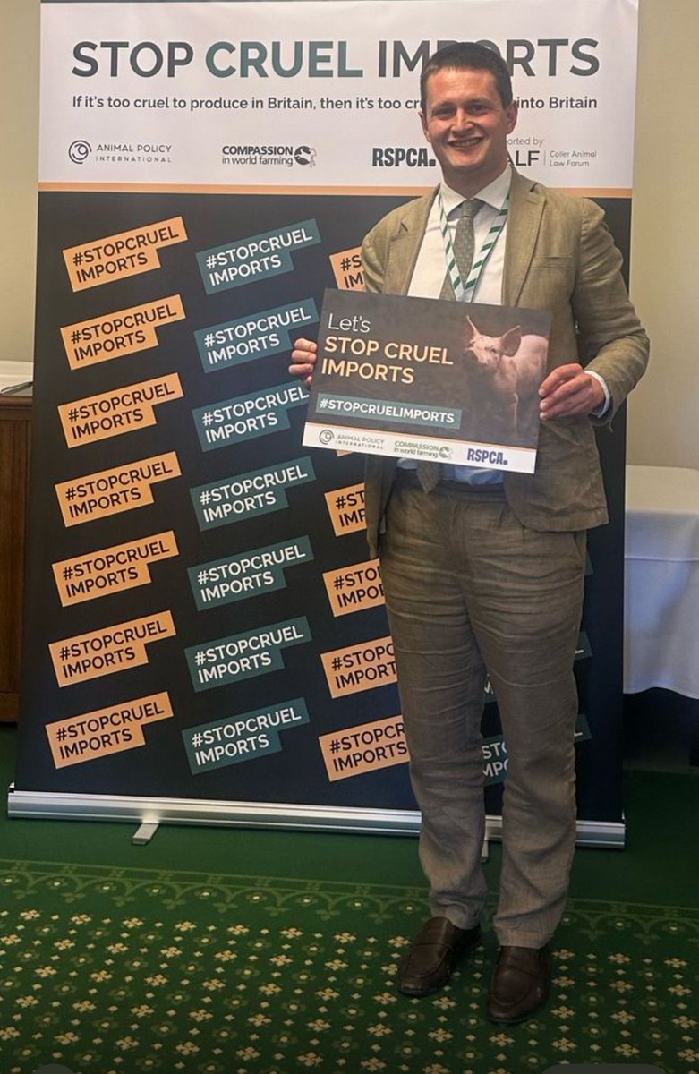 David Chadwick MP 🔶 (@libdemdavid) on Twitter photo Today I attended the #StopCruelImports event in Parliament, hosted by <a href="/RSPCA_official/">RSPCA (England & Wales)</a> , <a href="/ciwf/">Compassion in World Farming UK</a> and <a href="/AnimalPolicyInt/">Animal Policy International</a>, to show support for farmers and strong animal welfare standards. Today I attended the #StopCruelImports event in Parliament, hosted by <a href="/RSPCA_official/">RSPCA (England & Wales)</a> , <a href="/ciwf/">Compassion in World Farming UK</a> and <a href="/AnimalPolicyInt/">Animal Policy International</a>, to show support for farmers and strong animal welfare standards.