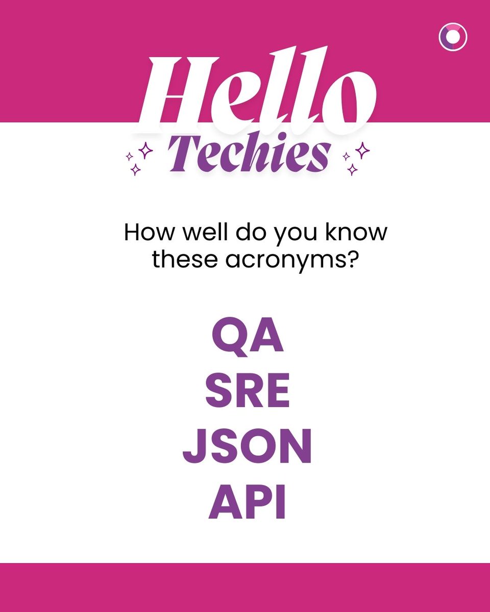 BayOneSolutions's tweet image. Tech world is full of short forms, but do you know them all?

#TechJargon #DecodeTech
