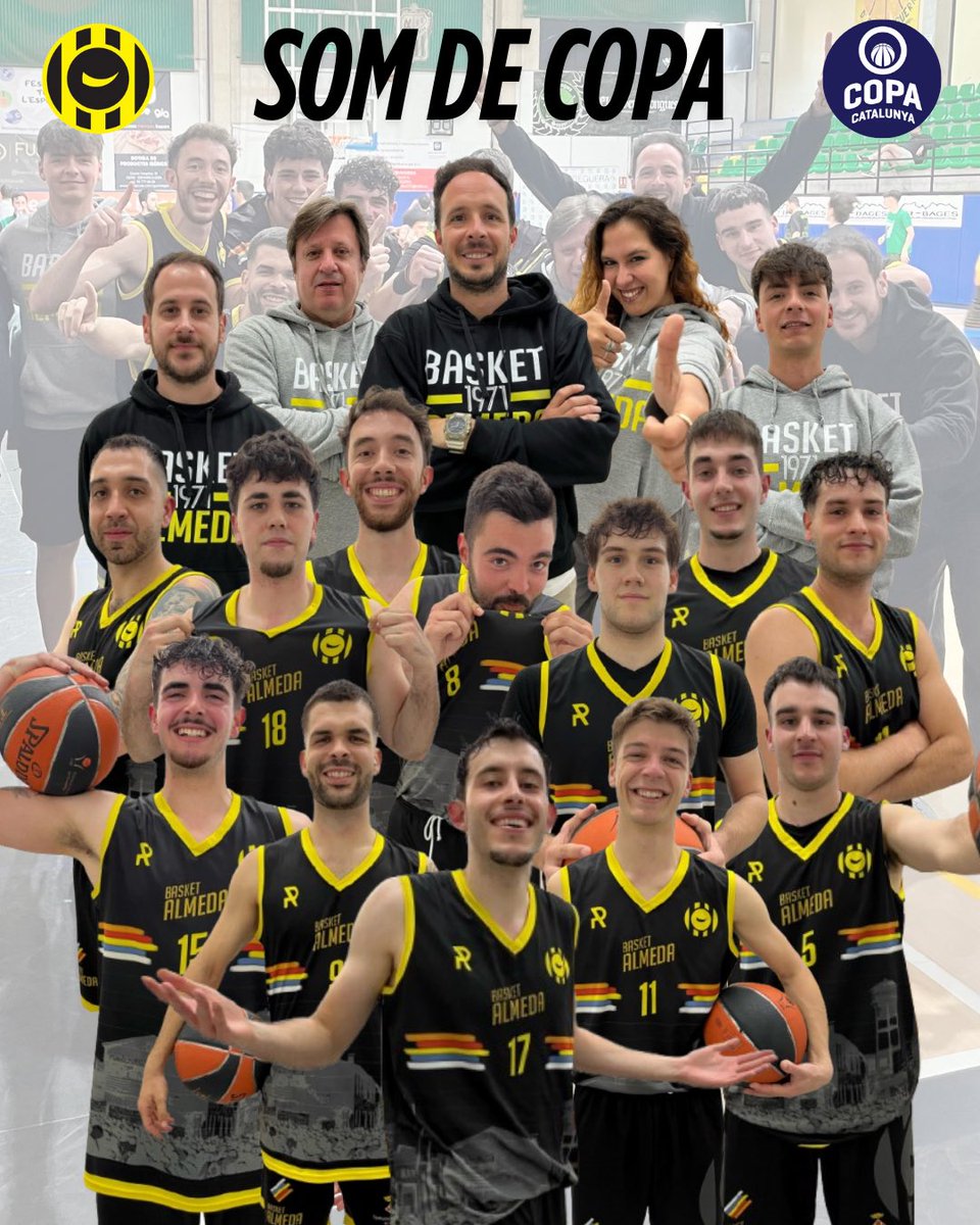 🫶🏻 ELS NOSTRES HEROIS, ELS NOSTRES BLACKBOYS... LA NOSTRA FAMÍLIA JA ES DE COPA🏆

🥂 Avui SOM equip de Copa Catalunya! Aquest ascens és la recompensa de dos anys lluitant pel que creiem: esforç, treball i perseverança.

Orgull de vestir aquests colors i defensar aquest escut💛🖤