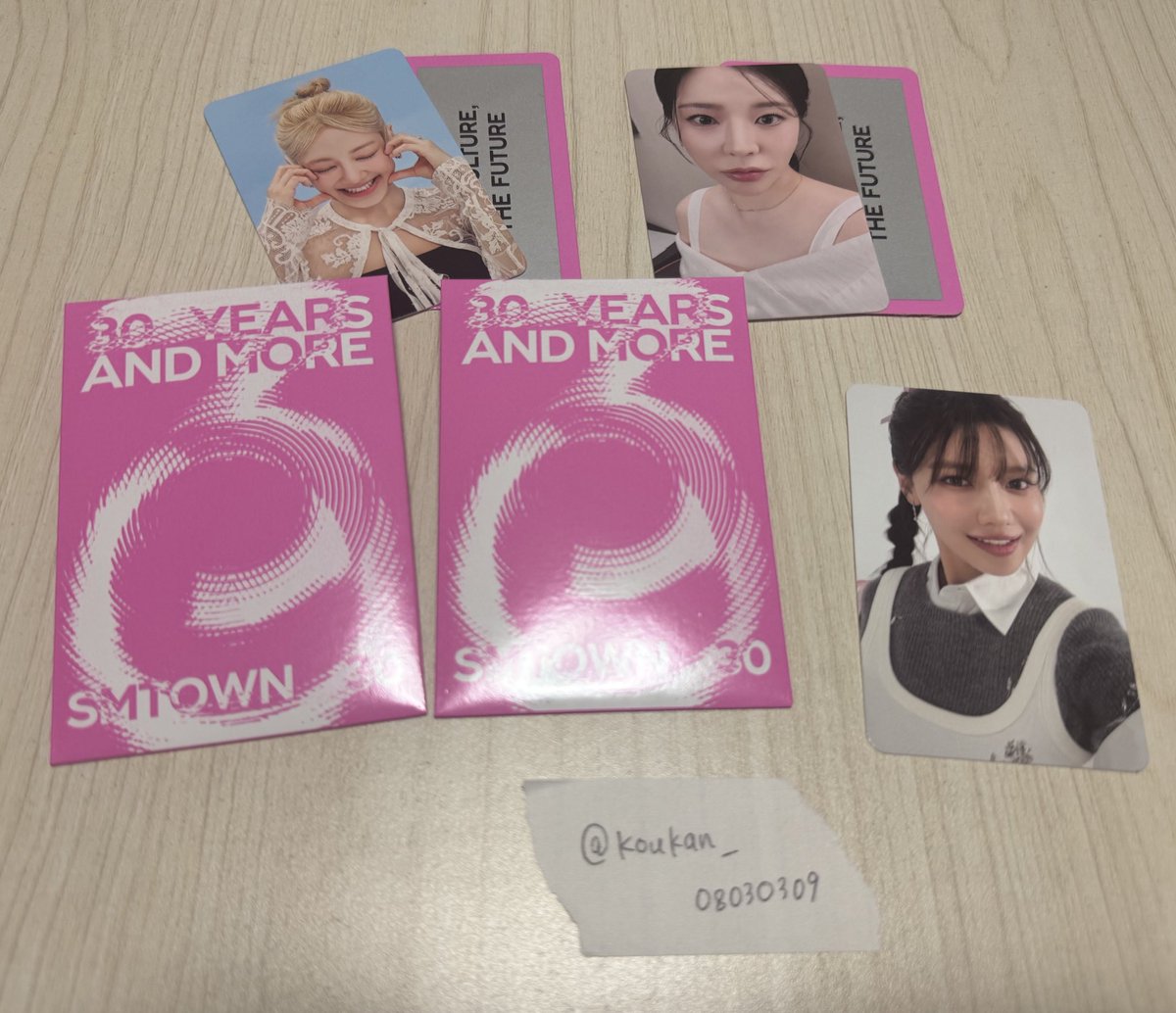 koukan_08030309's tweet photo. SMTOWN LIVE 2025 1st LINE UP

◯FORTUNE SCRATCH CARD SET

譲💝sunny or hyoyeon
求💘taeyeon 通常、sooyoung 通常、シークレット
（画像1,2）

上記優先、別種相談

※スクラッチは削ってません。
元の袋に入れた上でPP袋等で保護してお送りします。

#girlsgenelation #smtown #theculure. https://t.co/6wlJfBTI4a