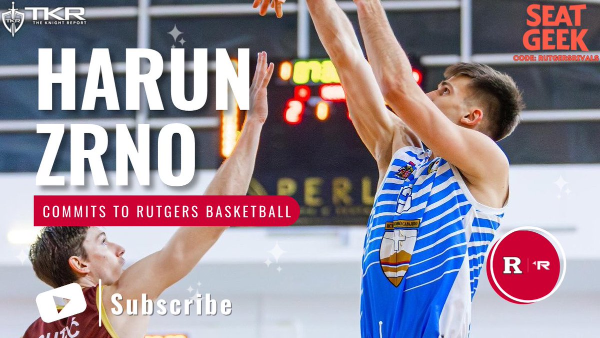 Rutgers Scarlet Knights | The Knight Report (@rutgersrivals) on Twitter photo 🎧NEW <a href="/RutgersPodcast/">Rutgers Scarlet Knights | TKR Podcast</a> 🎧
Rutgers Basketball adds former Indiana commit / 2025 Bosnian guard Harun Zrno + B1G Schedule released.
⚔️: tinyurl.com/y8f8r2ba
Apple🍎: bit.ly/3O7kUfE
Spotify✳️: bit.ly/3O4hGcxa 🎧NEW <a href="/RutgersPodcast/">Rutgers Scarlet Knights | TKR Podcast</a> 🎧
Rutgers Basketball adds former Indiana commit / 2025 Bosnian guard Harun Zrno + B1G Schedule released.
⚔️: tinyurl.com/y8f8r2ba
Apple🍎: bit.ly/3O7kUfE
Spotify✳️: bit.ly/3O4hGcxa