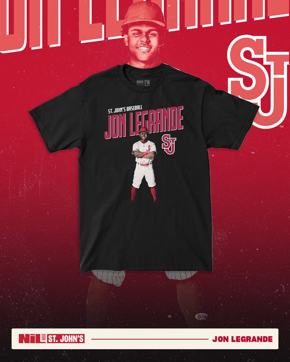 Show some love to Jon Legrande and rep this new exclusive. Shop here: nil.store/st-johns/sju-j… 🔥

#stjohns #redstorm #sjubaseball