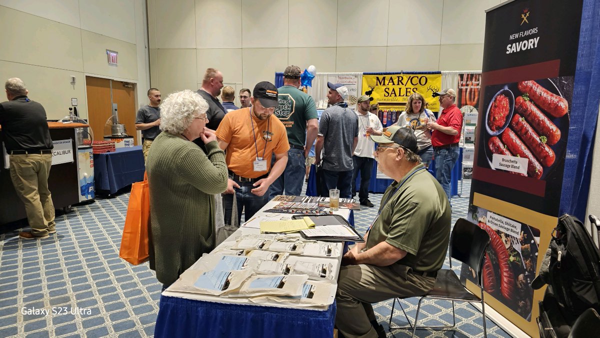 ExcalSeasoning's tweet photo. As we wrap up our spring road trips on the 2025 trade show circuit, we're gearing up for the Pennsylvania Association of Meat Processors Convention, in College, PA, May 15 - 18. Who plans to join us next month? https://t.co/X7PVms5lev #conventions #meatprocessors #seasonings https://t.co/qChwFHdsF1