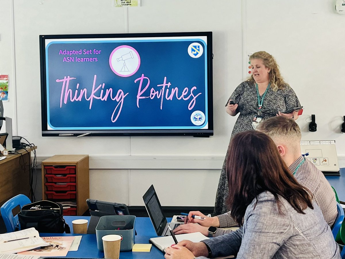 Wendy Cameron (@wendycameron09) on Twitter photo A thought-provoking afternoon with 23 headteachers from ASL schools, coming together to explore Glasgow’s Pedagogy. Huge thanks to <a href="/LangfauldsPS/">Langfaulds Primary School & LCR</a> and LCR for sharing how they have adapted Thinking Routines to meet the needs of their learners. <a href="/EdISGlasgow/">EdIS Glasgow</a> A thought-provoking afternoon with 23 headteachers from ASL schools, coming together to explore Glasgow’s Pedagogy. Huge thanks to <a href="/LangfauldsPS/">Langfaulds Primary School & LCR</a> and LCR for sharing how they have adapted Thinking Routines to meet the needs of their learners. <a href="/EdISGlasgow/">EdIS Glasgow</a>