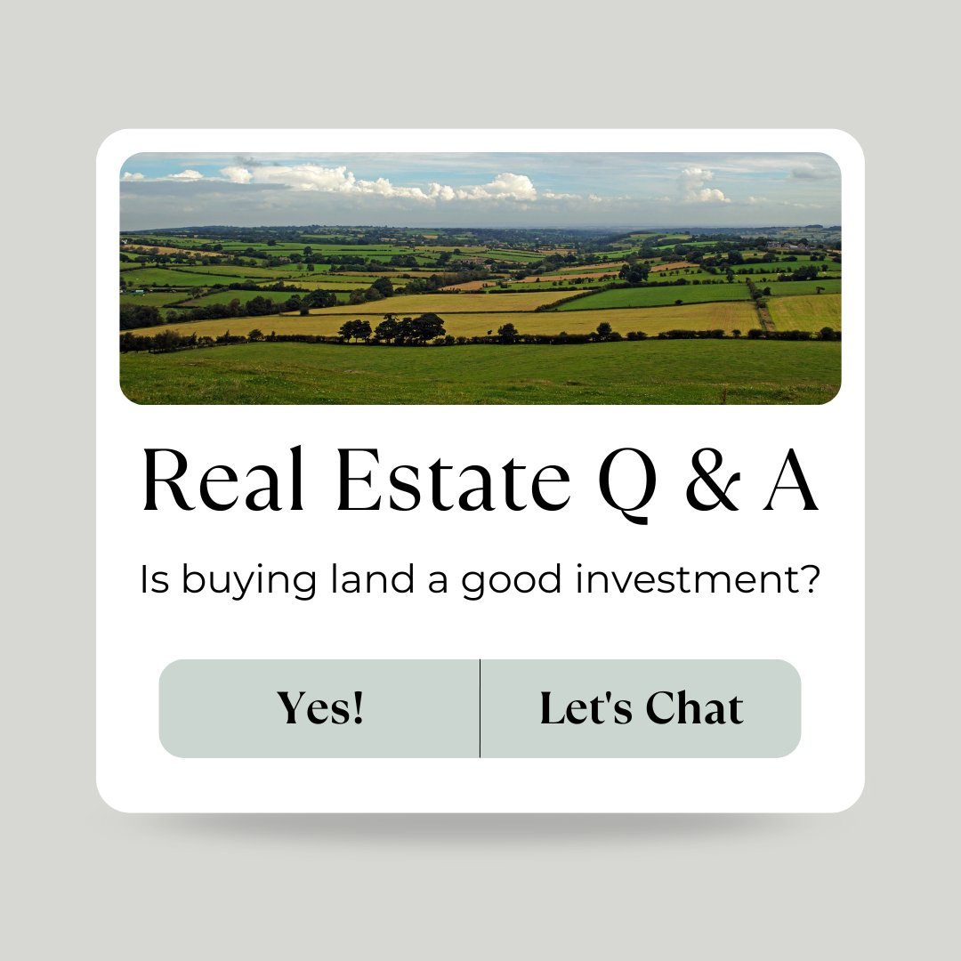 Prevost85's tweet photo. Land can be a powerful wealth-building tool!

1️⃣ Limited Supply – As demand grows, so does land value.
2️⃣ Long-Term Growth – A strategic investment with appreciation potential.
3️⃣ Lower Entry Cost – In many markets, land is an affordable way to start investing.

#land https://t.co/1KE5t1z8wY