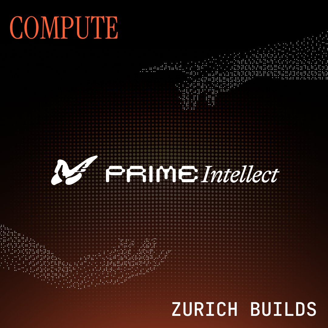 Arnie Ramesh (@arnie_hacker) on Twitter photo Thanks to compute from <a href="/PrimeIntellect/">Prime Intellect</a>, each of our teams will have access to a dedicated H200.
Train whatever you want, GPUs will go brrr.
Happening next weekend in Zurich🇨🇭, at the <a href="/mimicrobotics/">mimic</a> x <a href="/loki_robotics/">Loki Robotics</a> x <a href="/OpenAI/">OpenAI</a> Hack Thanks to compute from <a href="/PrimeIntellect/">Prime Intellect</a>, each of our teams will have access to a dedicated H200.
Train whatever you want, GPUs will go brrr.
Happening next weekend in Zurich🇨🇭, at the <a href="/mimicrobotics/">mimic</a> x <a href="/loki_robotics/">Loki Robotics</a> x <a href="/OpenAI/">OpenAI</a> Hack