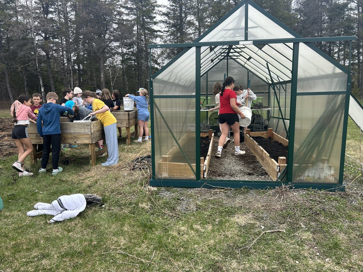 Grade 5’s have been busy <a href="/GretnaG/">Gretna Green</a> closing up their hydroponics and preparing for our summer garden!