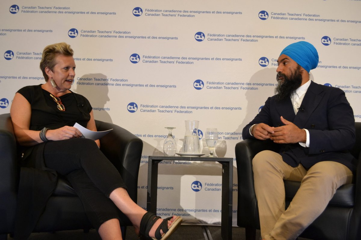 The CTF/FCE wants to thank <a href="/theJagmeetSingh/">Jagmeet Singh</a> for all his work to improve the lives of Canadians in his time as a Parliamentarian and as Leader of the <a href="/NDP/">NDP</a>.

During his time in Parliament, he has led with compassion, positivity, and empathy.

Without his commitment to the labour