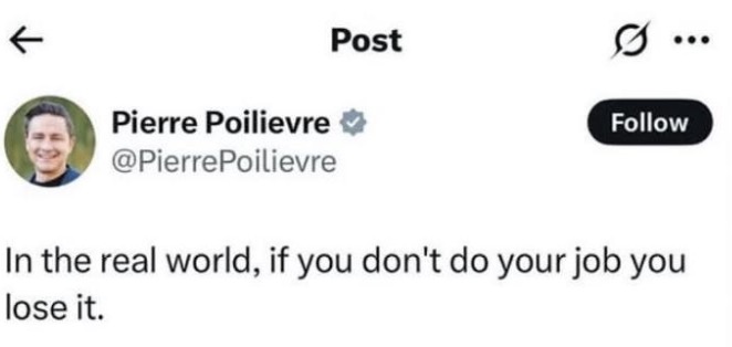 Three things I dislike:
1- Irony
2- <a href="/PierrePoilievre/">Pierre Poilievre</a> 
3- Lists