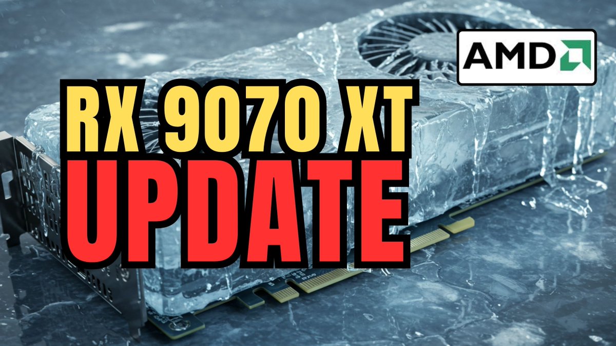 3dGameMan's tweet image. AMD RX 9070 XT VRAM Update #amd #cpu #processor #market #rx9070xt #9070 @3DGAMEMAN youtu.be/g9-uMqYu09A