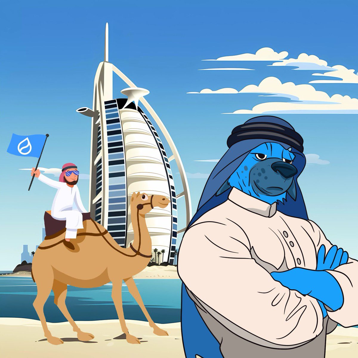 Habibi, see you in Dubai 💙 #Basecamp #MiraiDubai

$SUI $SUIDOG