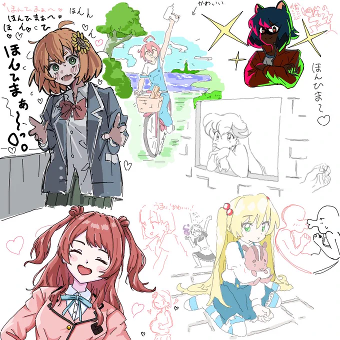お絵描きチャットは日常系のなかで 