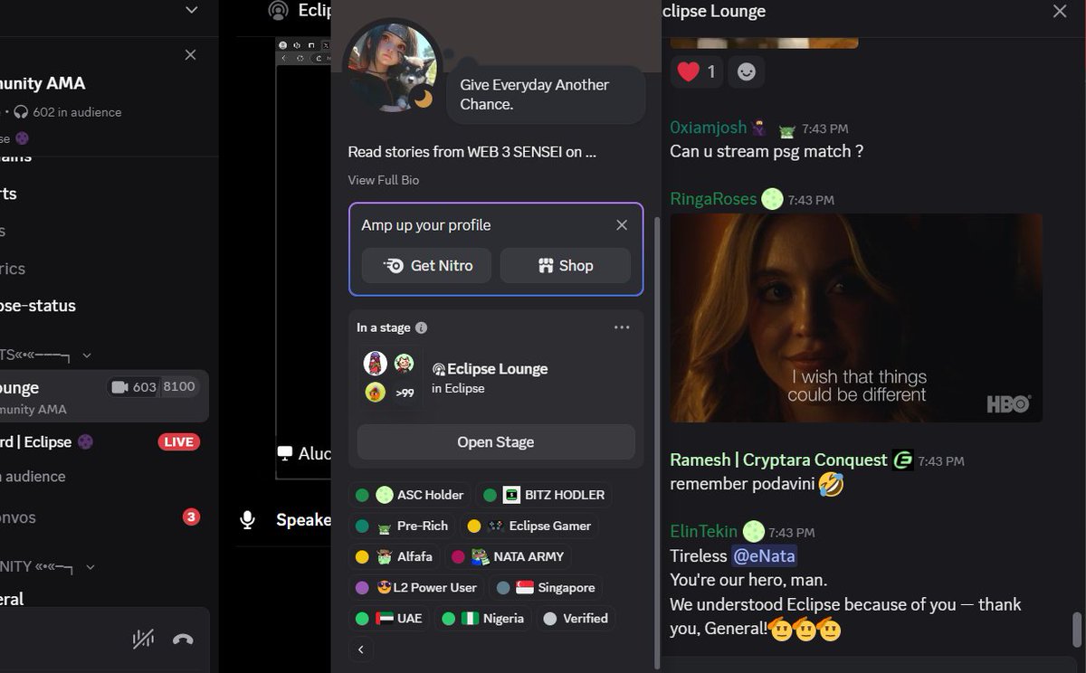 Web3 Sensei🦣 (@ninnieknowsdefi) on Twitter photo FRENS LOOK AT ME, LOOK AT THAT!!!
I can't believe my eyes, I have been inducted into the Mighty "NATA ARMY"
I was shocked beyond belief, I was just in a normal, regular AMA
So grateful to my general <a href="/goatnataaaaa/">Hinata SATORU 🌑</a> and to the Best of the Best Leader of all times <a href="/Alucard_eth/">Alucard (⛏️ ⚡️) 🧱🇨🇦</a> FRENS LOOK AT ME, LOOK AT THAT!!!
I can't believe my eyes, I have been inducted into the Mighty "NATA ARMY"
I was shocked beyond belief, I was just in a normal, regular AMA
So grateful to my general <a href="/goatnataaaaa/">Hinata SATORU 🌑</a> and to the Best of the Best Leader of all times <a href="/Alucard_eth/">Alucard (⛏️ ⚡️) 🧱🇨🇦</a>
