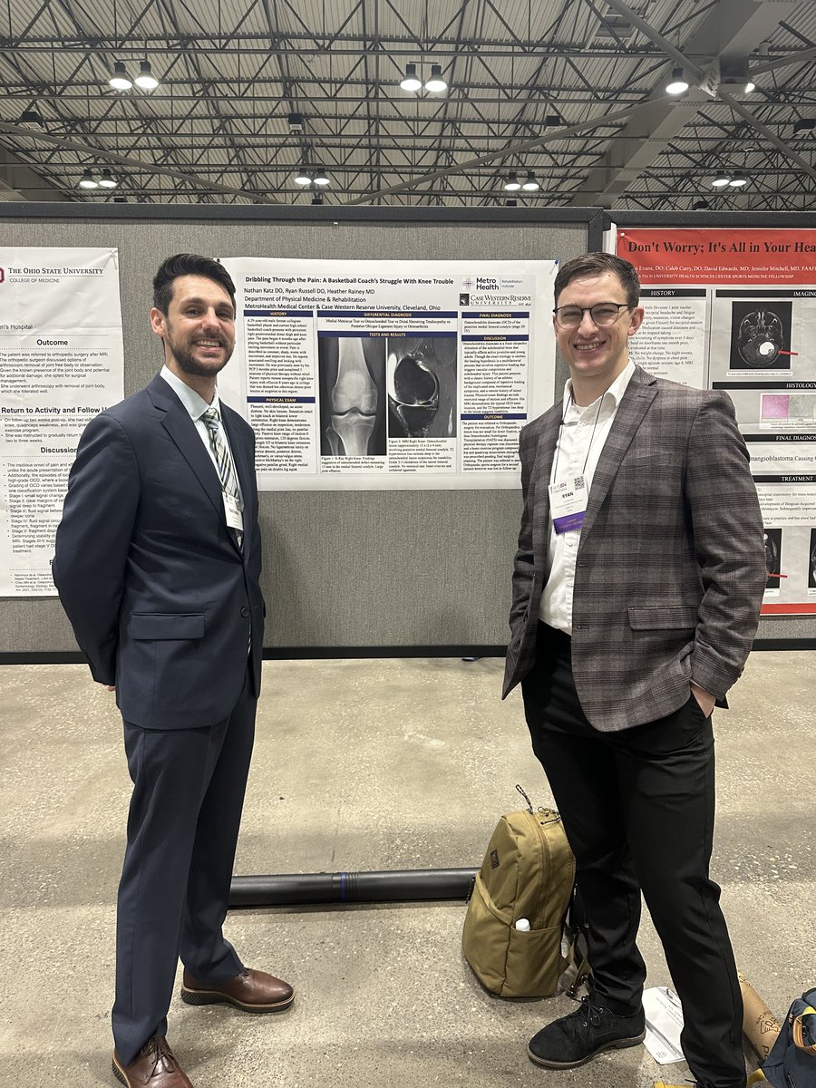 What a great week for <a href="/MetroHealthPMR/">MetroHealth | Case Western Reserve University PM&R</a> <a href="/TheAMSSM/">AMSSM</a>  with multiple podium presentations and poster presentations by our residents and faculty.