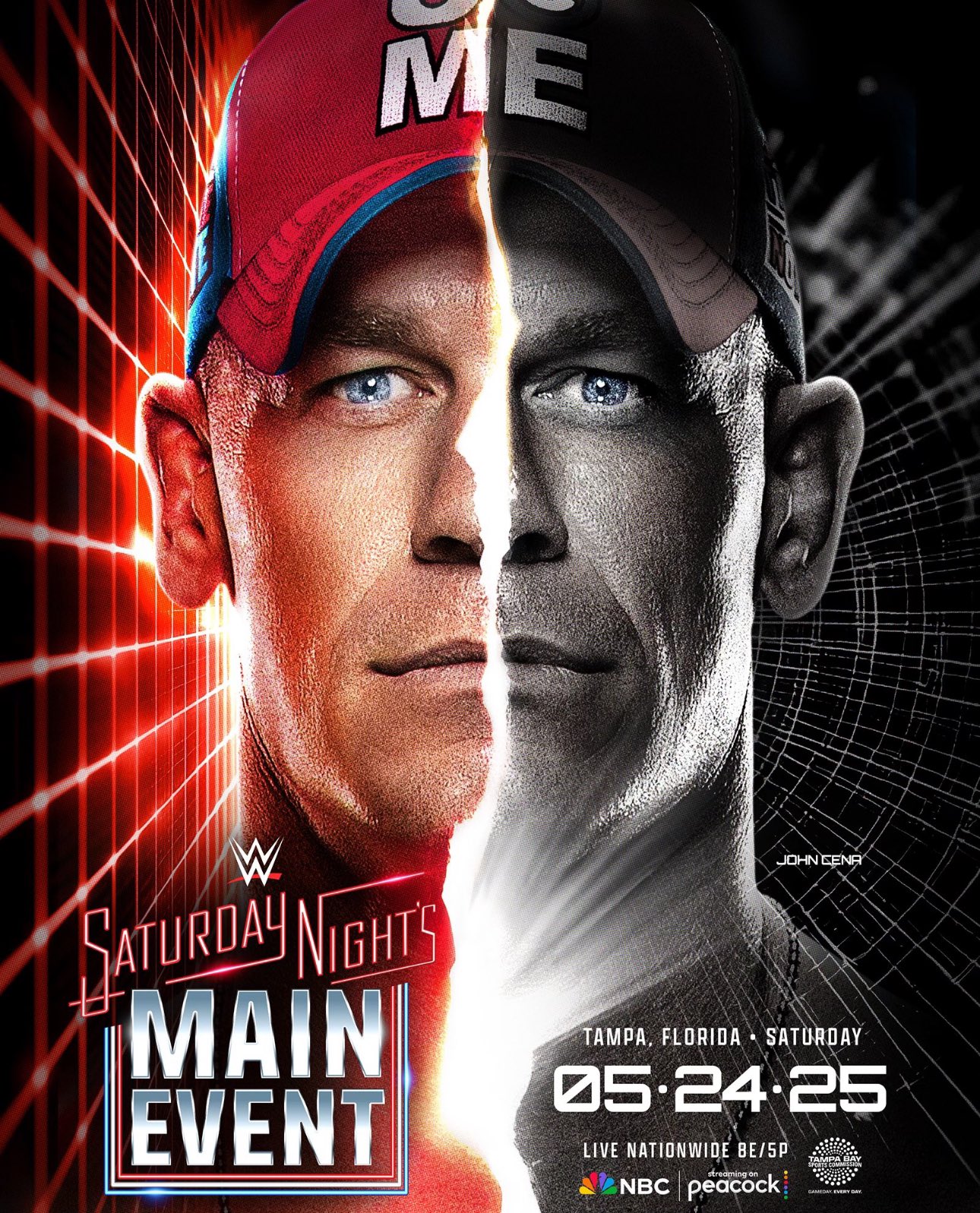 John Cena sul poster di Saturday Night's Main Event (Foto: @TripleH)