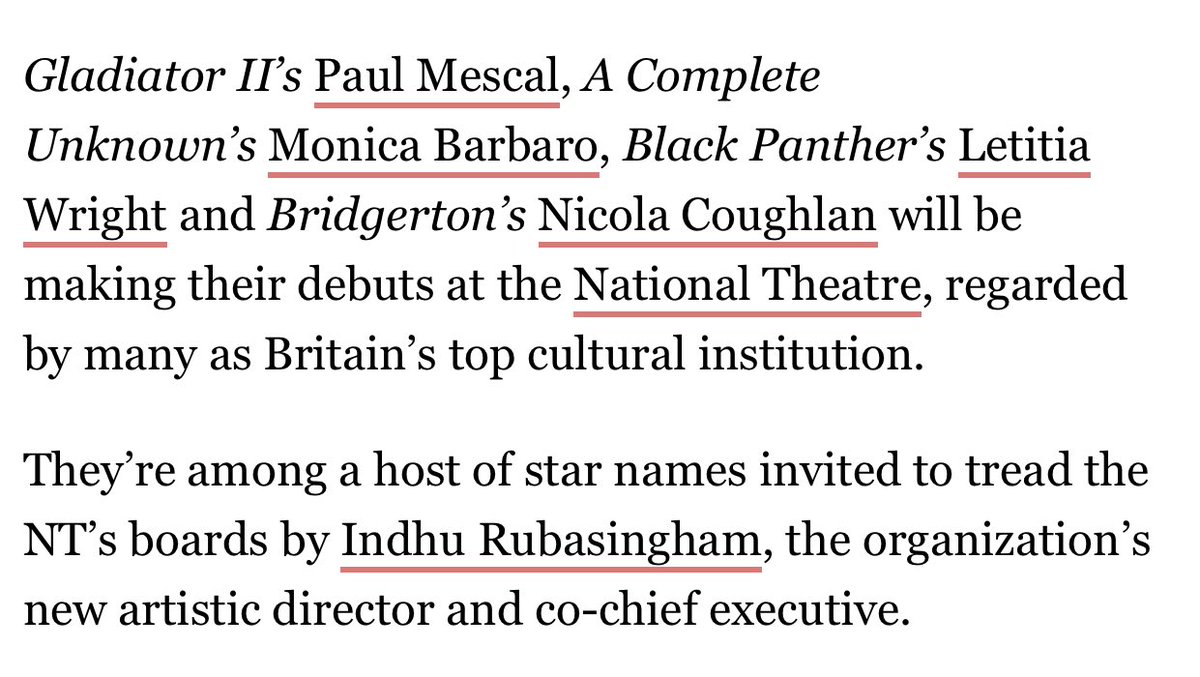 MBarbaroUpdates's tweet image. 🚨 | Monica will star in her first production at the London National Theatre this year aside Lesley Manville (The Crown) and Aidan Turner (Rivals) in a major revival of Pierre Choderlos de Laclos’ ‘Les Liaisons Dangereuses’ directed by Tony winner Marianne Elliott.
Per @DEADLINE