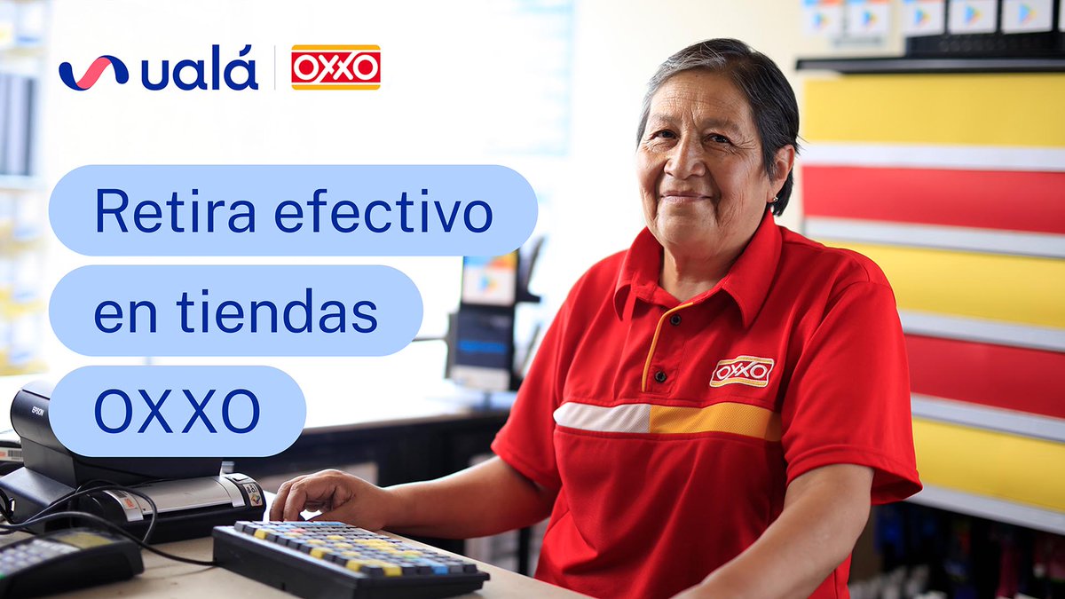 uala_mex's tweet image. 💵  ¡Ya puedes retirar efectivo en OXXO con Ualá! 

¿Cómo hacerlo?

 1️⃣ Ve a cualquier tienda OXXO 🏪
 2️⃣ Solicita un retiro de efectivo 💸
 3️⃣ Inserta tu tarjeta en la terminal y teclea tu NIP 🔢
 4️⃣ Recibe tu dinero en segundos ✅

✨ ¡Retirar efectivo es más fácil con Ualá!