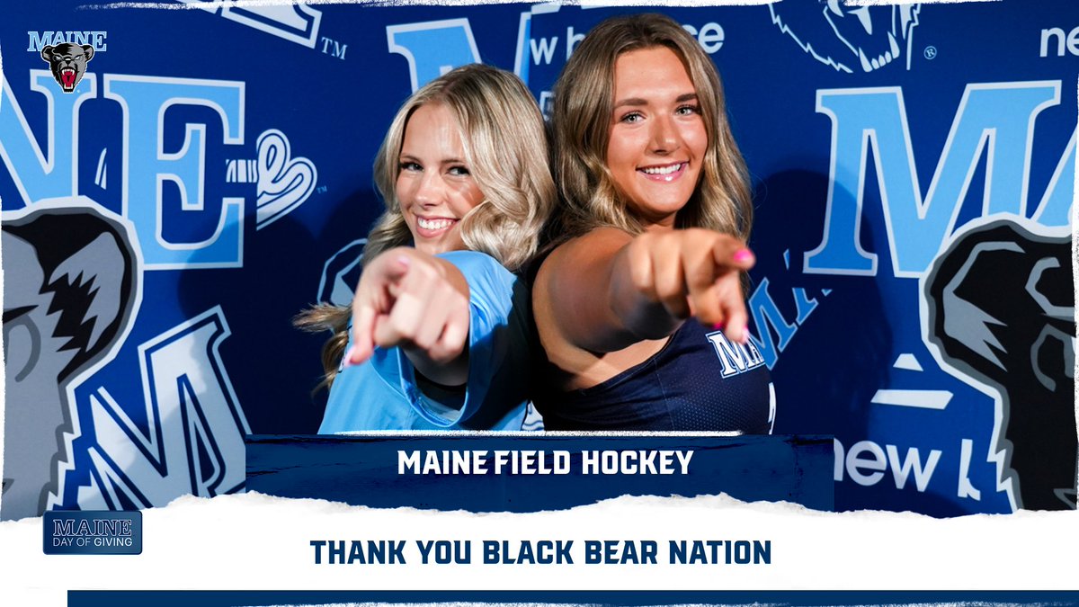 We can't thank EVERYONE enough for the huge support we got on the Maine Day of Giving 💙

Go Blue!!

#blackbearnation | #mainedayofgiving