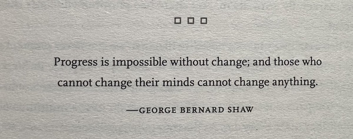 elhamtic's tweet image. “التقدُّم مستحيل بدون تغيير؛ وأولئك الذين لا يستطيعون تغيير آرائهم، لا يمكنهم تغيير أي شيء.”
— جورج برنارد شو