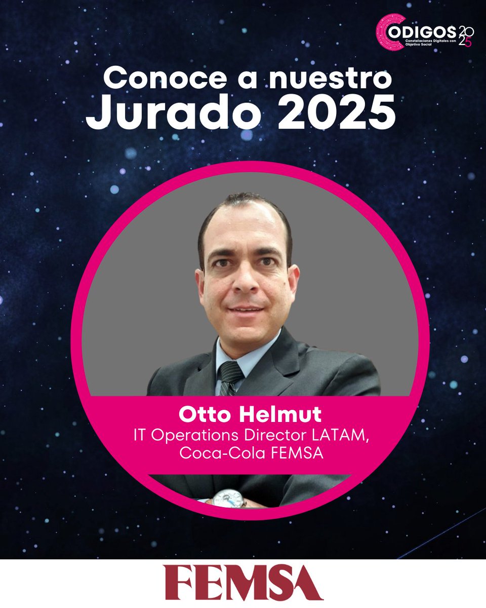 codigosmex's tweet image. Conoce a nuestro #jurado para esta nueva edición de #CODIGOS2025, integrado por nuestros grandes #AliadosYPatrocinadores.
#emprendedoresmx #emprendedoresméxico