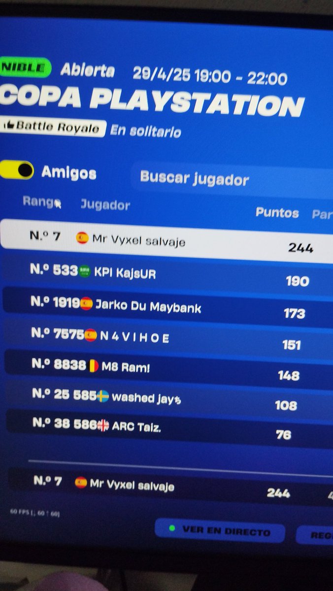 Me quedan 3 games, es clavar 2 lates y ya es qual, dejen su gl