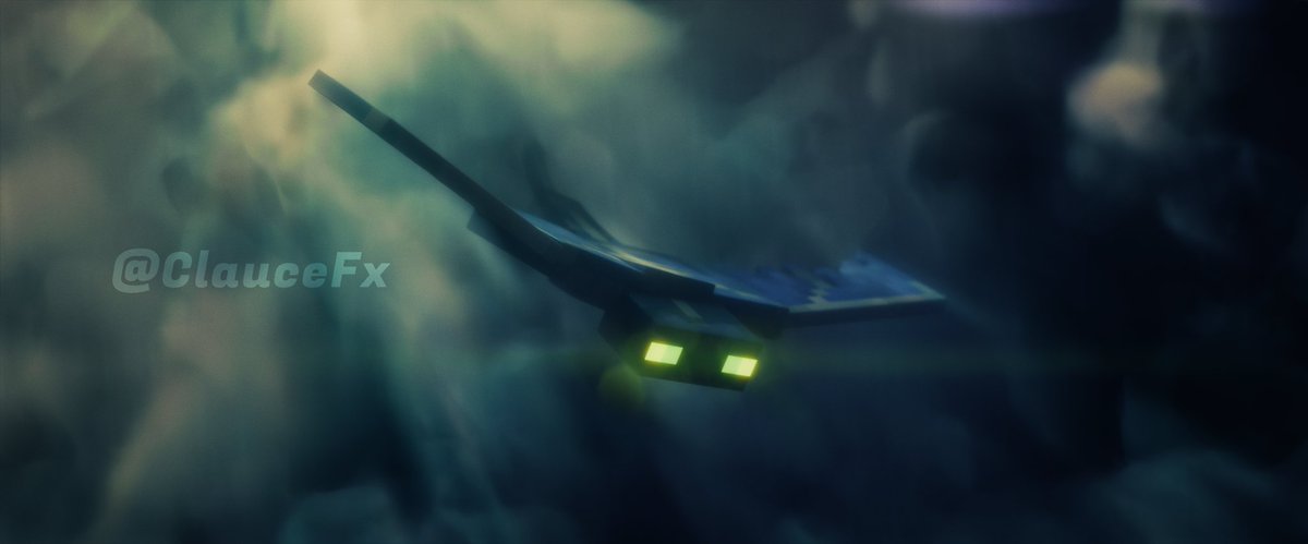 claucefx's tweet image. 🐦‍⬛🌧️

#blender3d #minecraft