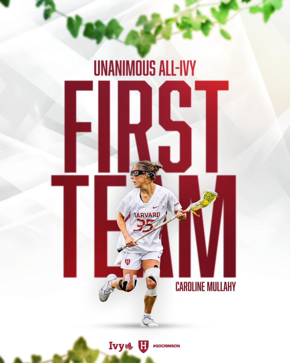 Unanimous 🍃

Caroline Mullahy lands on the All-Ivy First Team after a record-breaking season from start to finish. 

#HarvardWLax 
#GoCrimson