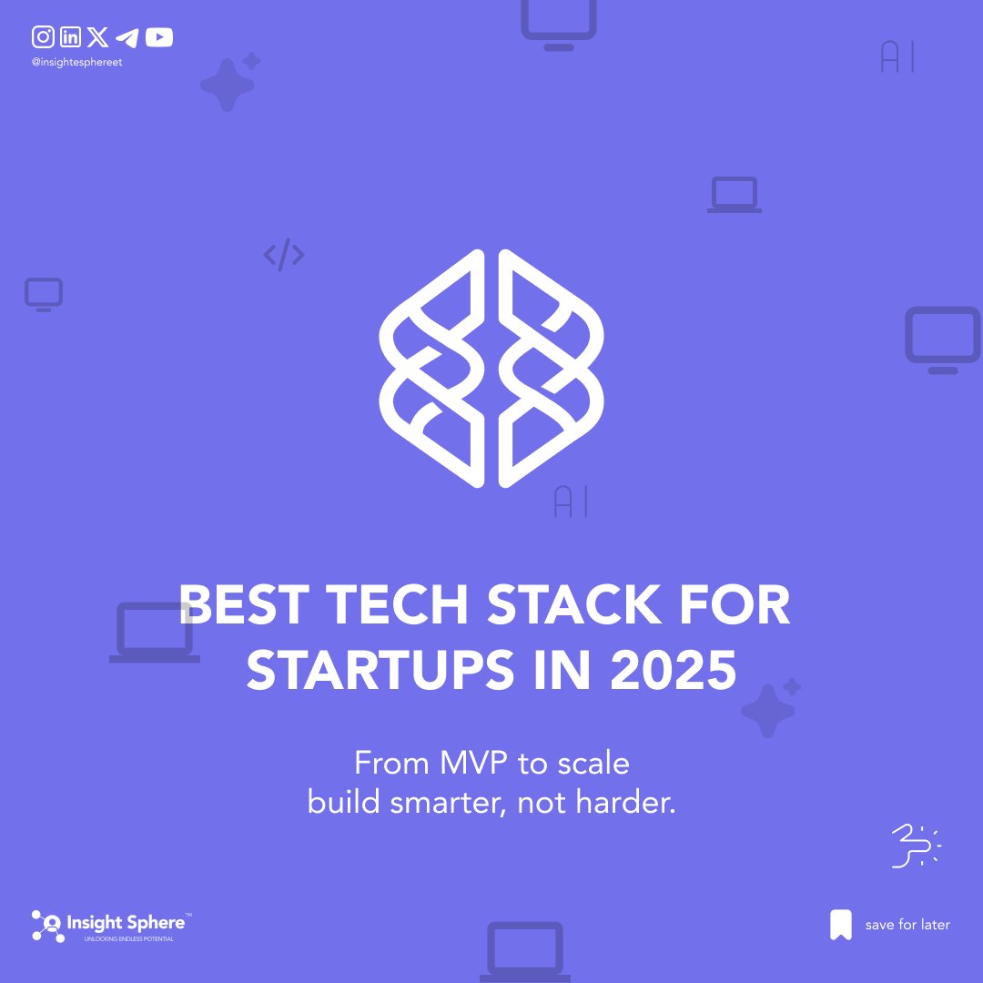 insightsphereet's tweet image. 🚀 Building a startup in 2025?
These AI tools will help you move faster, work smarter &amp;amp; stay lean. From chatbots to vector search to AI voice &amp;amp; video — it’s all here.

#AIforStartups #TechStack2025 #OpenAI #LangChain #FoundersToolkit #LLMTools #BuildInPublic