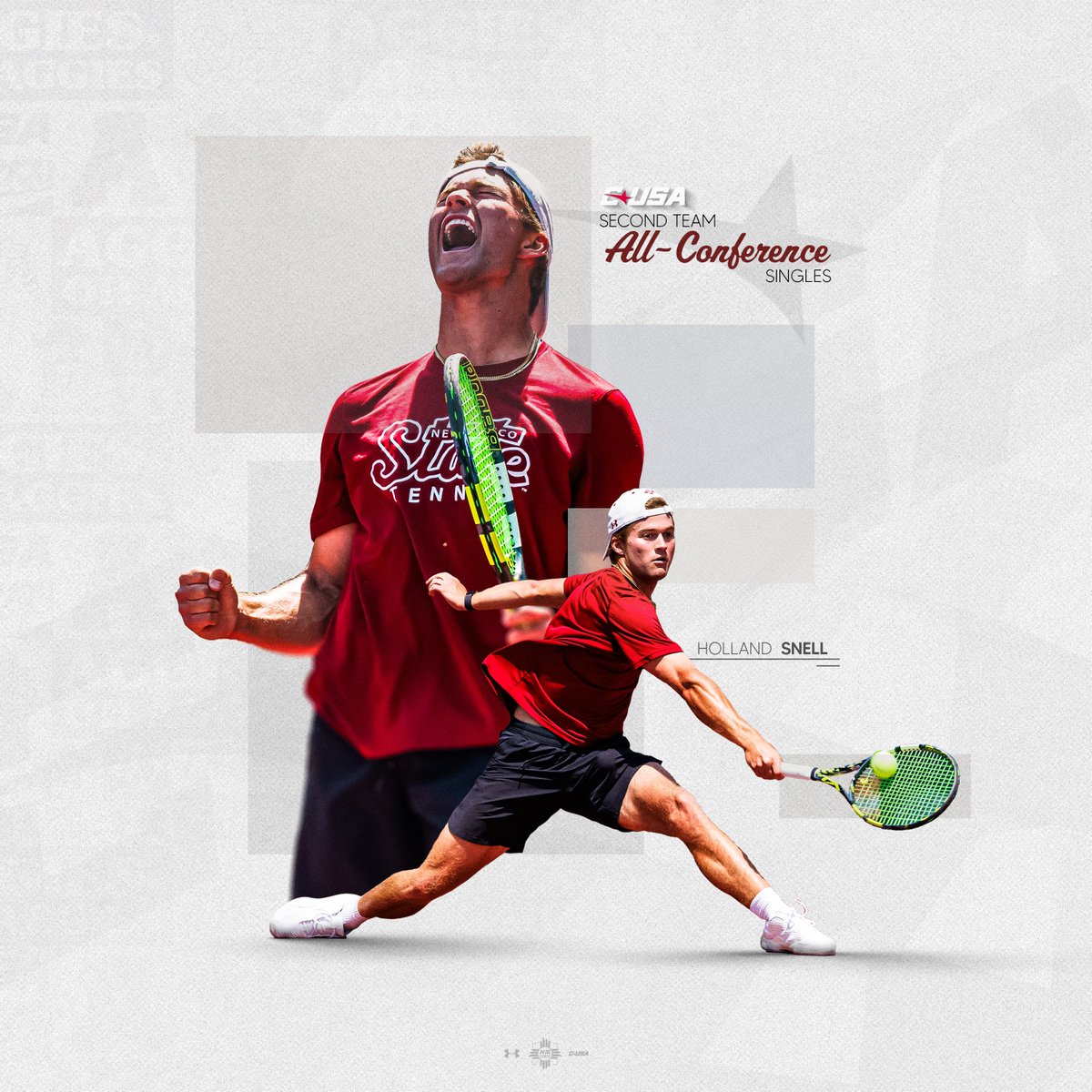 Holland Snell collects 2024–25 CUSA Second Team All-Conference  Singles honors!🎖️

𝐑𝐄𝐋𝐄𝐀𝐒𝐄 » bit.ly/4lSPnNu

#AggieUp | #NoLimitOnUs