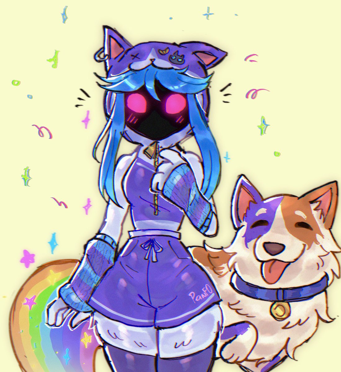 _Panf0's tweet image. Drew Lamb from that funny Kindred skin with another outfit
#leagueoflegends