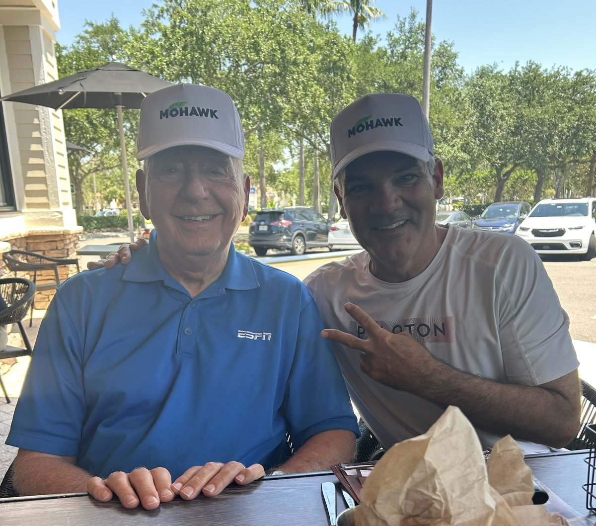 Jeff Berry (@jeffberrymlb) on Twitter photo Saw the great @dickiev_espn for lunch at <a href="/firstwatch/">First Watch MD News</a> and gave him a Flying Mohawk hat! It’s derby week!!!🐎 @kentuckyderby #awesomebaby Saw the great @dickiev_espn for lunch at <a href="/firstwatch/">First Watch MD News</a> and gave him a Flying Mohawk hat! It’s derby week!!!🐎 @kentuckyderby #awesomebaby