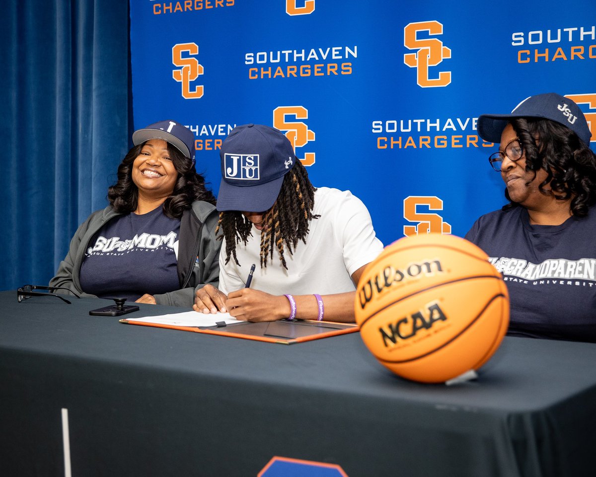 Congratulations <a href="/_CaelJones_/">Cael Jones</a> ! He was accepted into 12 universities and was named All-District for the 2024–2025 season, as well as State Farm Player of the Month. He will continue his academic and athletic journey at Thee
<a href="/JacksonStateU/">Jackson State U.</a>