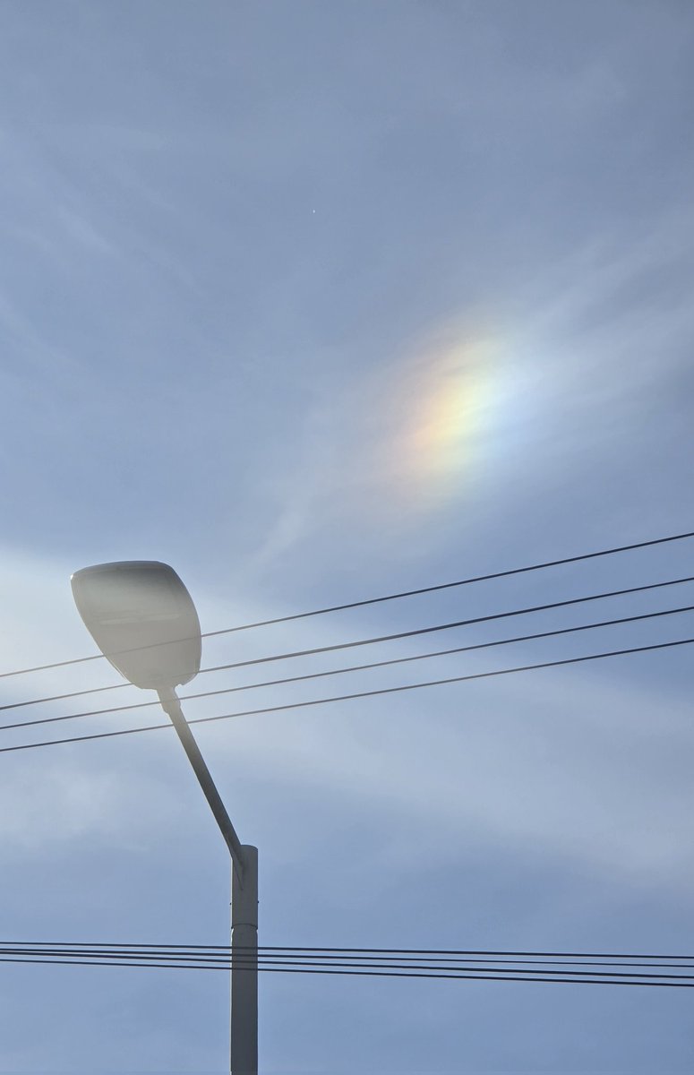 Astronomer Dan (@astronomy_dan) on Twitter photo Part 3 of the Amazing Sundog Event over Wolverhampton West Midlands UK on 28/04/25 with some Wispy Cirrus Clouds. <a href="/MoonHourSocial/">#MoonHour™️Social</a> <a href="/ThePhotoHour/">#ThePhotoHour</a> #sundogs #sundog #rainbowclouds #circumhorizonalarc #rainbow #Cirrus Part 3 of the Amazing Sundog Event over Wolverhampton West Midlands UK on 28/04/25 with some Wispy Cirrus Clouds. <a href="/MoonHourSocial/">#MoonHour™️Social</a> <a href="/ThePhotoHour/">#ThePhotoHour</a> #sundogs #sundog #rainbowclouds #circumhorizonalarc #rainbow #Cirrus