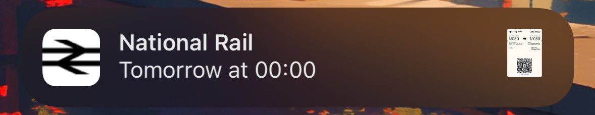 TRC_Dton's tweet photo. @nationalrailenq 

Is there any reason why I have this showing up on my Lock Screen? I have not even booked any tickets directly though you and usually go through the rail operators https://t.co/wakOPtLIAV
