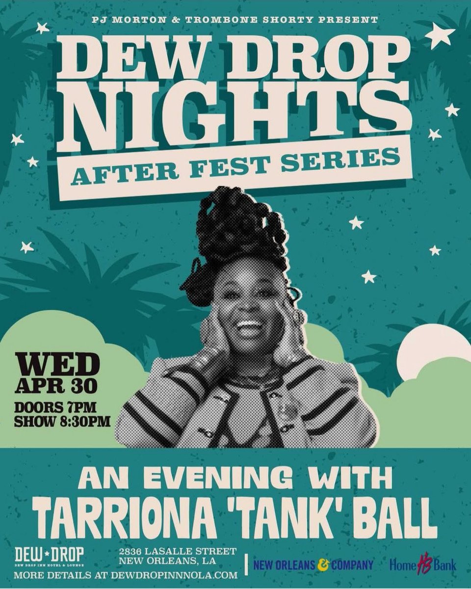 Tomorrow night come experience a special evening with Tank! Tickets Available now !
