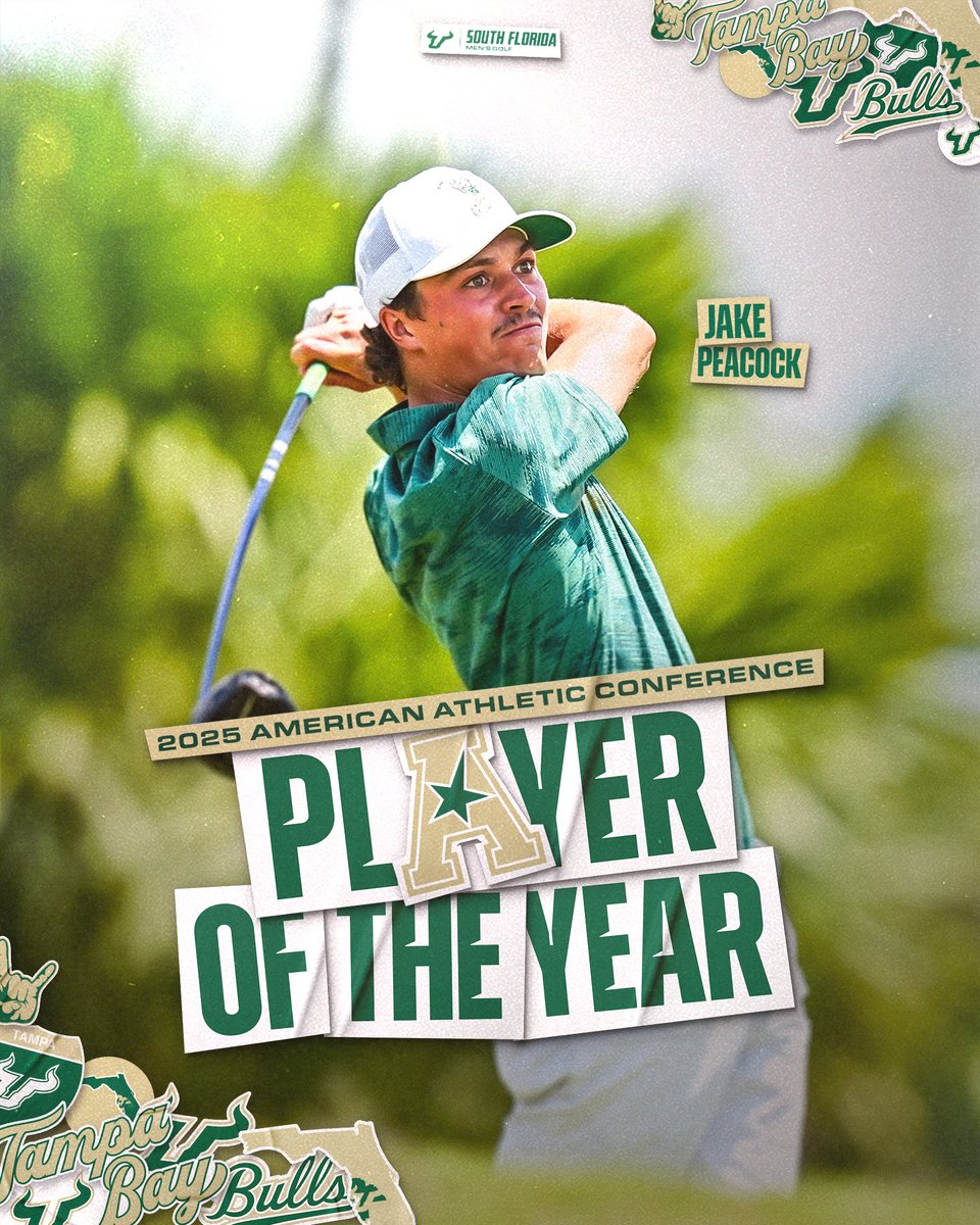 Congrats to the ONLY 2x AAC Player of the Year, Jake Peacock!!!

#HornsUp 🤘