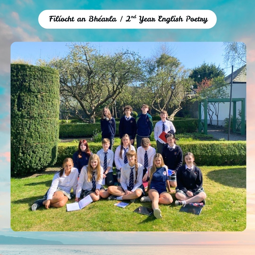 ColáistePobailOsraí (@colpobosrai) on Twitter photo An Dara Bliain ag baint taitnimh as an aimsir álainn ag cumadh filíochta sa ghairdín. Second Year students drawing inspiration from the garden at Butler House as they composed their English poetry. <a href="/KCETB_Schools/">KCETB Schools</a> #barrfeabhaissanoideachas osrai.ie/filiocht-bhear… An Dara Bliain ag baint taitnimh as an aimsir álainn ag cumadh filíochta sa ghairdín. Second Year students drawing inspiration from the garden at Butler House as they composed their English poetry. <a href="/KCETB_Schools/">KCETB Schools</a> #barrfeabhaissanoideachas osrai.ie/filiocht-bhear…