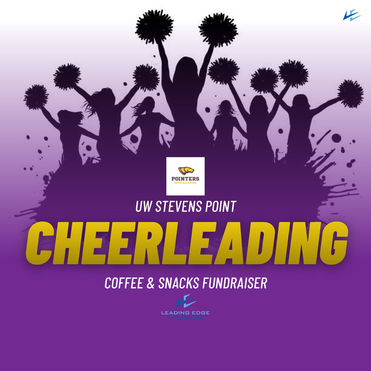 Leading Edge Fundraising North Central WI (@le_wausauaustin) on Twitter photo UWSP Cheer kicked off their coffee & snacks fundraiser. They are raising funds for equipment, travel, and competitions. If you would like to purchase or donate, click the link below.
app.launchfundraising.com/FundraiserHome…
<a href="/UWStevensPoint/">UW-Stevens Point</a> UWSP Cheer kicked off their coffee & snacks fundraiser. They are raising funds for equipment, travel, and competitions. If you would like to purchase or donate, click the link below.
app.launchfundraising.com/FundraiserHome…
<a href="/UWStevensPoint/">UW-Stevens Point</a>