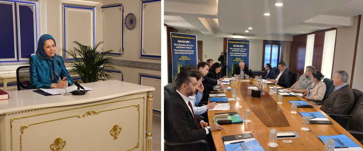 Virtual Conference with Members of the Irish Houses of Parliament
Cause of Freedom, Cause of Mankind
In the past 30 years, Western governments have tried many appeasement policies toward this regime, but all of them have failed. Now, it is time for a major change in Europe’s