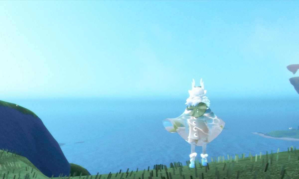 MorningStarsSky's tweet photo. I'm so obsessed with this cape! 🌊🫧 It's literally being wrapped in water. 🫶🏻
#skycotl #thatskygame https://t.co/FwYV1nlEUw