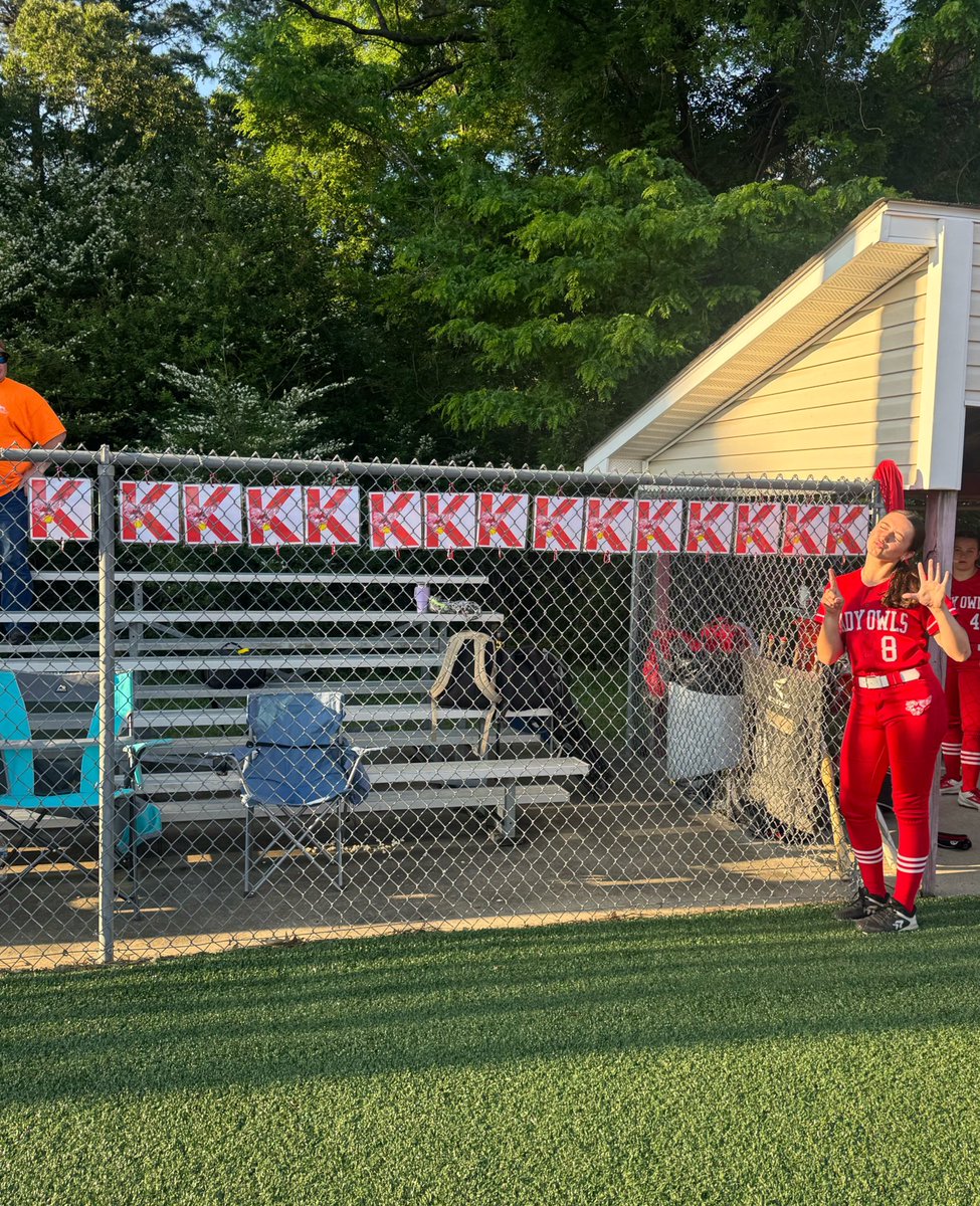 Kynleigh White (@kynleighwhite08) on Twitter photo 15 STRIKEOUTS‼️
11-2 win vs. Drew Central on Friday
1 BB
BAA- .185
<a href="/k_sutherlandAR/">Kyle Sutherland</a> <a href="/CoastRecruits/">Coast 2 Coast Recruits</a> <a href="/TopPreps/">SPORTS NEWS, VIDEOS, GRAPHICS, EXPOSURE & MORE</a> <a href="/nxt1sports/">NXT 1</a> <a href="/N_W_Sports/">Nation Wide Sports!</a> <a href="/the1nss/">The Natural State Sports Network</a> <a href="/SoftballGuru_JH/">Jared Hawthorn</a> <a href="/SBLiveARK/">Arkansas High School On SI</a> <a href="/MaxPreps/">MaxPreps</a> <a href="/JayLupo81/">Jay Lupo</a> <a href="/ar_prime_sb/">ARPrimeSB</a> <a href="/lillyhood22/">Lilly Hood</a> 15 STRIKEOUTS‼️
11-2 win vs. Drew Central on Friday
1 BB
BAA- .185
<a href="/k_sutherlandAR/">Kyle Sutherland</a> <a href="/CoastRecruits/">Coast 2 Coast Recruits</a> <a href="/TopPreps/">SPORTS NEWS, VIDEOS, GRAPHICS, EXPOSURE & MORE</a> <a href="/nxt1sports/">NXT 1</a> <a href="/N_W_Sports/">Nation Wide Sports!</a> <a href="/the1nss/">The Natural State Sports Network</a> <a href="/SoftballGuru_JH/">Jared Hawthorn</a> <a href="/SBLiveARK/">Arkansas High School On SI</a> <a href="/MaxPreps/">MaxPreps</a> <a href="/JayLupo81/">Jay Lupo</a> <a href="/ar_prime_sb/">ARPrimeSB</a> <a href="/lillyhood22/">Lilly Hood</a>
