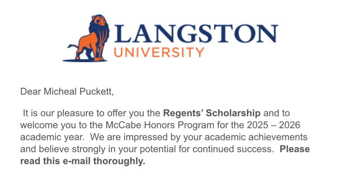 Robert Puckett (@r_puck1) on Twitter photo Have to give a s/o to my son, <a href="/MichealPuckett_/">Micheal Puckett</a> . Tonight he’ll be recognized for making the Connors State Honor Roll. Yesterday he received a notification from Langston regarding a scholarship for the Honors Program.
📚 👨🏾🏫 🫡 Have to give a s/o to my son, <a href="/MichealPuckett_/">Micheal Puckett</a> . Tonight he’ll be recognized for making the Connors State Honor Roll. Yesterday he received a notification from Langston regarding a scholarship for the Honors Program.
📚 👨🏾🏫 🫡