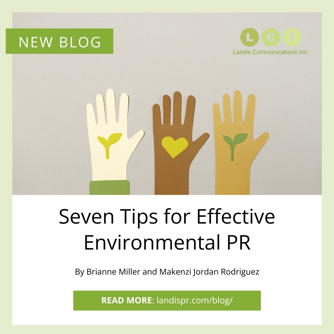 Landis Communications Inc. (Landis) (@landiscomm) on Twitter photo For more than 35 years, Landis has put its #PR expertise into advancing crucial environmental causes. If you want to learn how to inspire meaningful change in your own work, check out our latest blog by <a href="/briannemiller/">Brianne Miller</a> and <a href="/MakenziJordanPR/">Makenzi Jordan Rodriguez</a>. Link below.
landispr.com/environmental-… For more than 35 years, Landis has put its #PR expertise into advancing crucial environmental causes. If you want to learn how to inspire meaningful change in your own work, check out our latest blog by <a href="/briannemiller/">Brianne Miller</a> and <a href="/MakenziJordanPR/">Makenzi Jordan Rodriguez</a>. Link below.
landispr.com/environmental-…