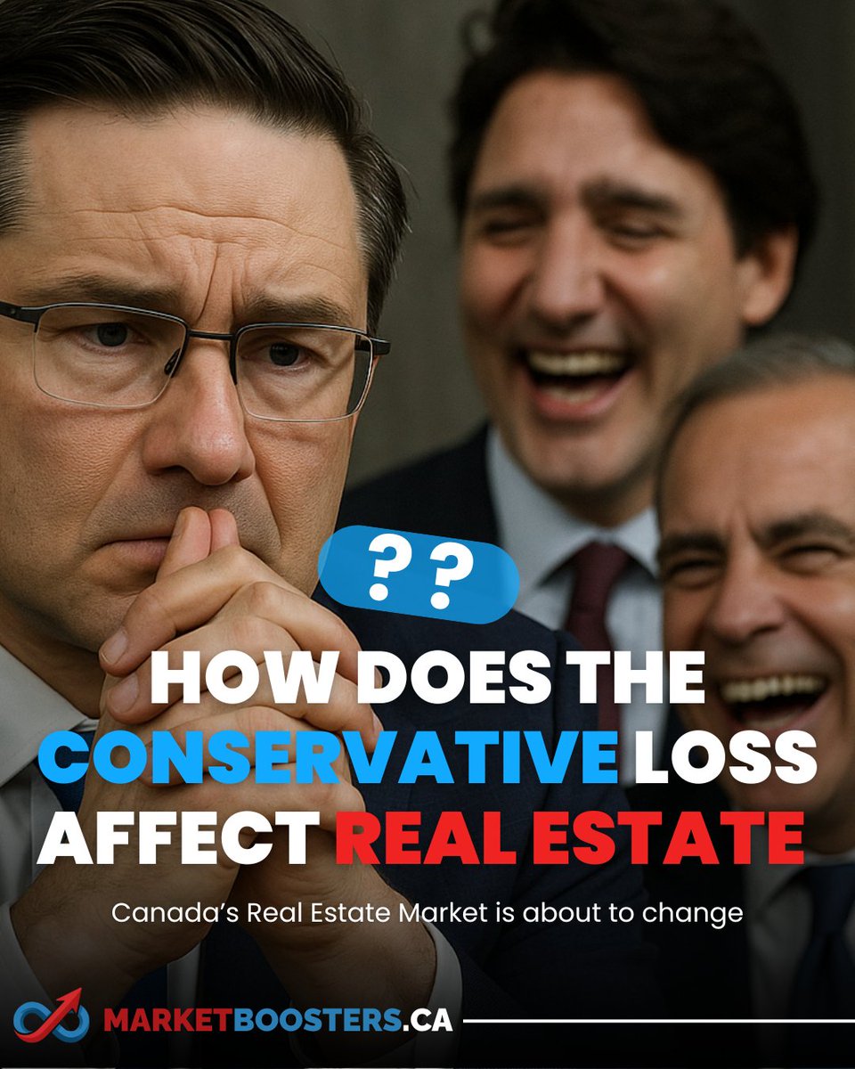 MkBoosters's tweet photo. How does the Conservative loss affect Canadian Real Estate 🇨🇦🧵 https://t.co/oyPZIrW84e