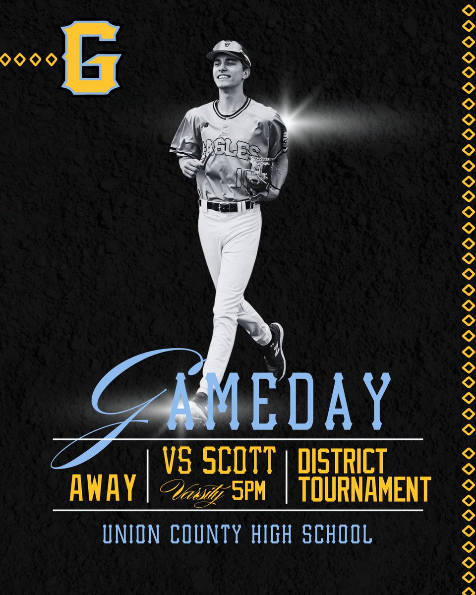 District tournament tonight at Union Co! The Eagles will take on Scott at 5 p.m. &amp; the winner will face Union Co. at 7 p.m. Come out &amp; support!