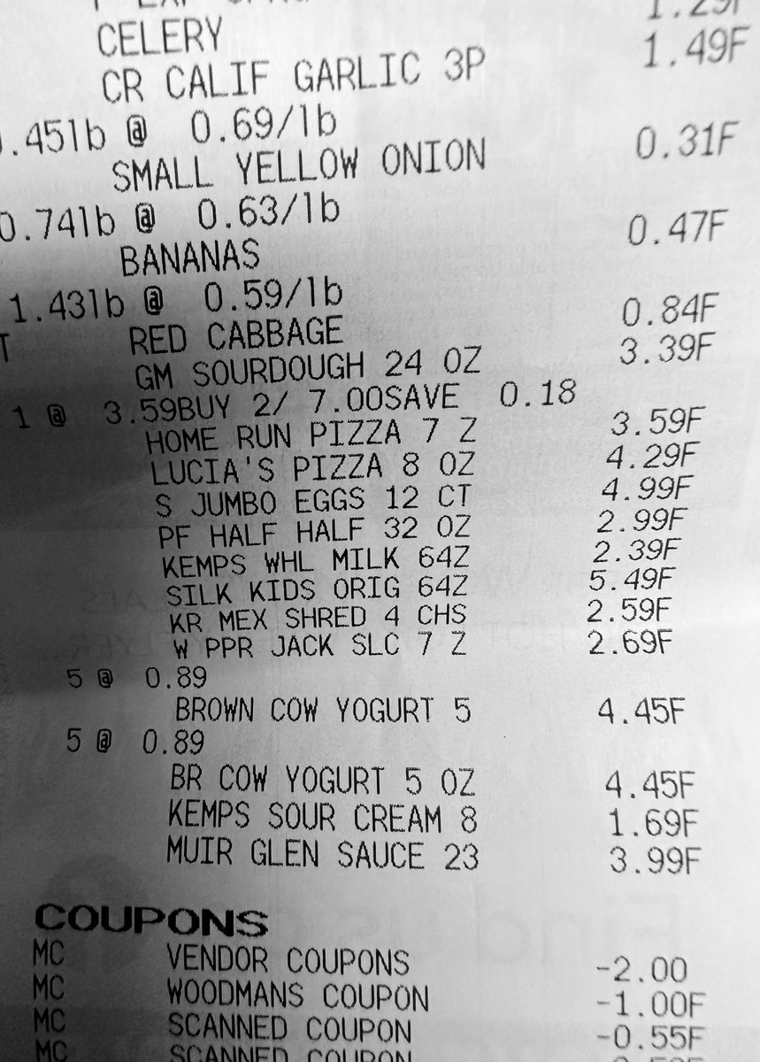 FranksLawnmower's tweet image. Went to the grocery store the other day &amp;amp; was delighted to see lower grocery prices. In fact my fave @browncowyogurt’s price was down from $1.19 to $0.89. Back to the pricing from the #45 years! Yay! 
#InflationReduction #Groceries #Food
P.S. Yes, the @SaudersEggs were $4.99 but