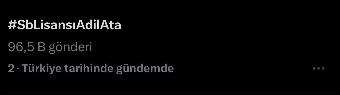 Yeniden 2. sıradayızzzz

 #SbLisansıAdilAta