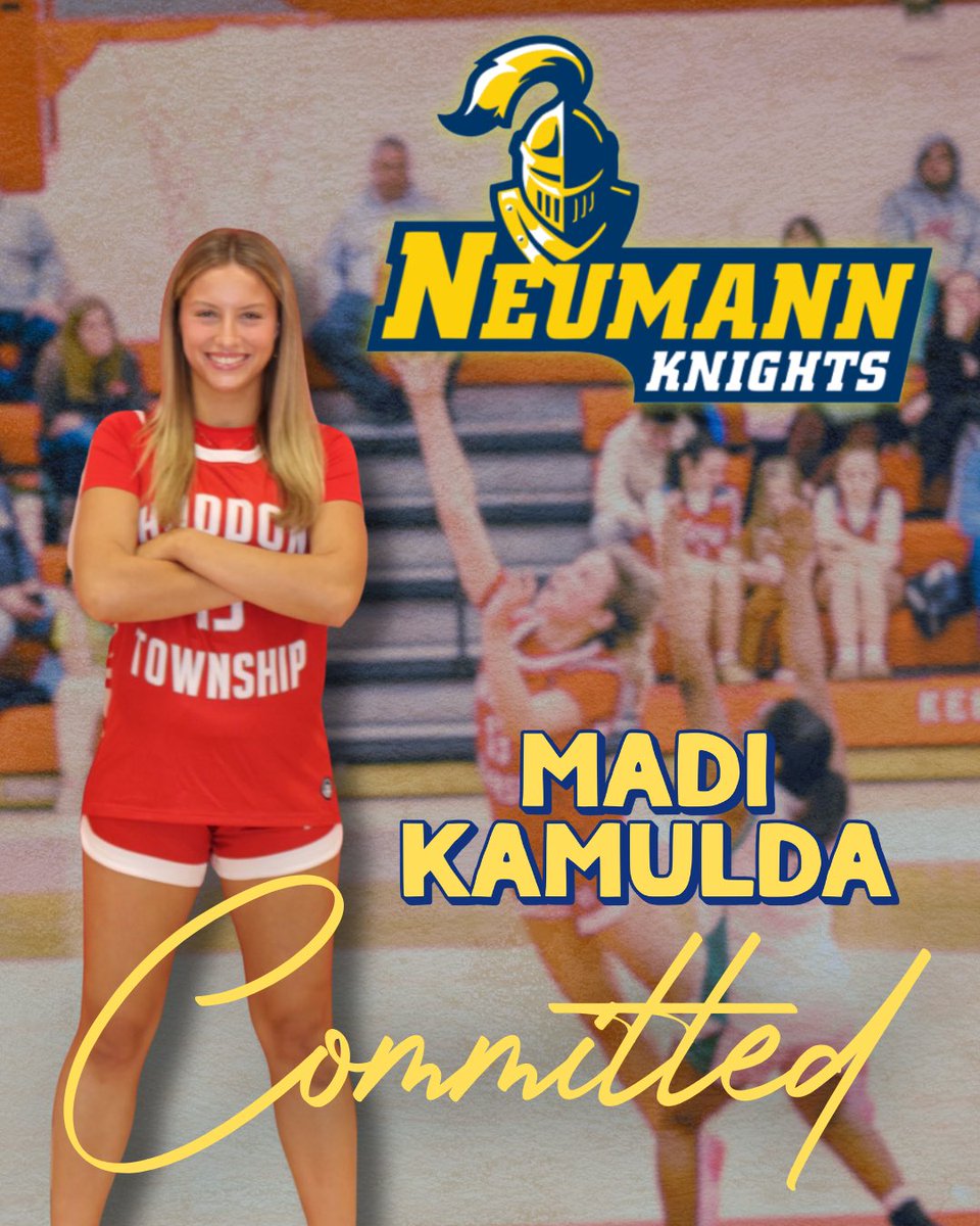 Madi Kamulda G/F GPA 4.0 (@madgek06) on Twitter photo I am so excited to announce my commitment to continue my athletic and academic career at Neumann University! I want to thank all my coaches, family, and friends!! Go Knights!!💛💙 <a href="/NeumannWBB/">Neumann WBB</a> I am so excited to announce my commitment to continue my athletic and academic career at Neumann University! I want to thank all my coaches, family, and friends!! Go Knights!!💛💙 <a href="/NeumannWBB/">Neumann WBB</a>