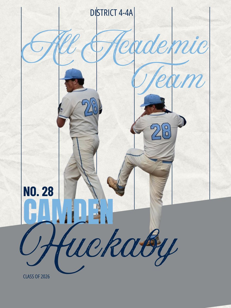 Hardin Valley Baseball (@hvabaseball) on Twitter photo Congrats Camden Huckaby for making the District 4/4A All Academic Team! #HVAbaseball2025 <a href="/HVAAthletics/">Hardin Valley Athletics</a> Congrats Camden Huckaby for making the District 4/4A All Academic Team! #HVAbaseball2025 <a href="/HVAAthletics/">Hardin Valley Athletics</a>